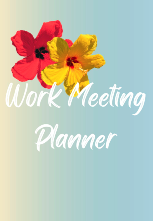 Work Meeting Planner: Hibiscus